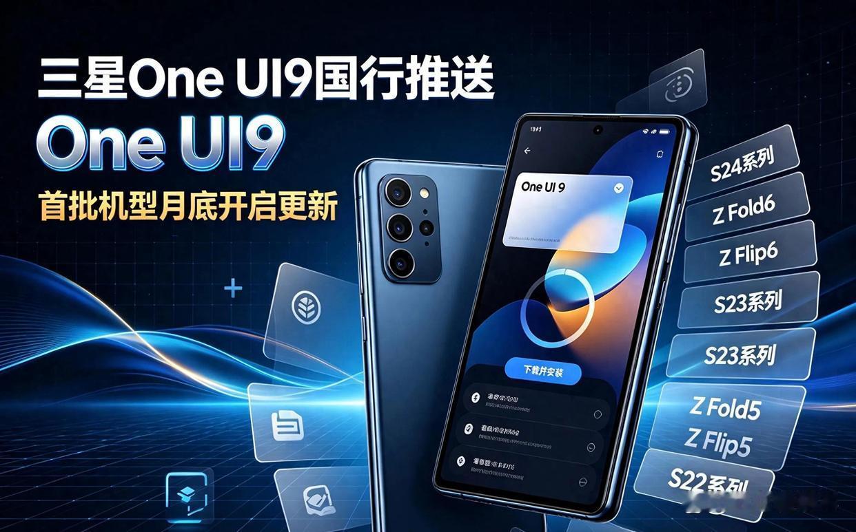 三星OneUI9国行推送时间确定：首批升级机型都有谁？不少三星国行的