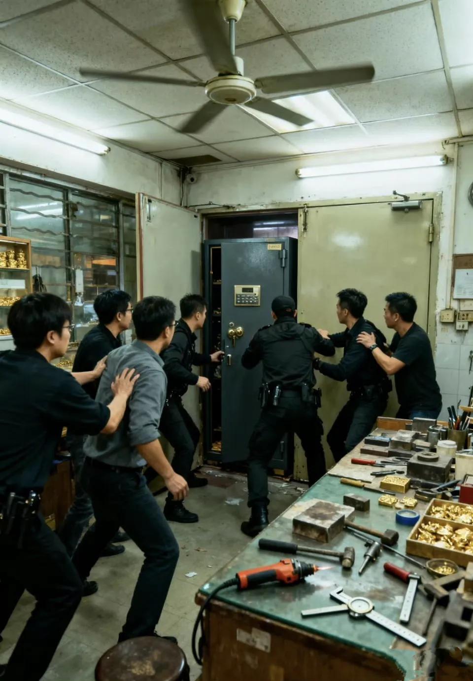 香港65公斤黄金被劫，7人被拘捕了？凌晨五点半的红磡，天还没亮透，恒工业大厦四