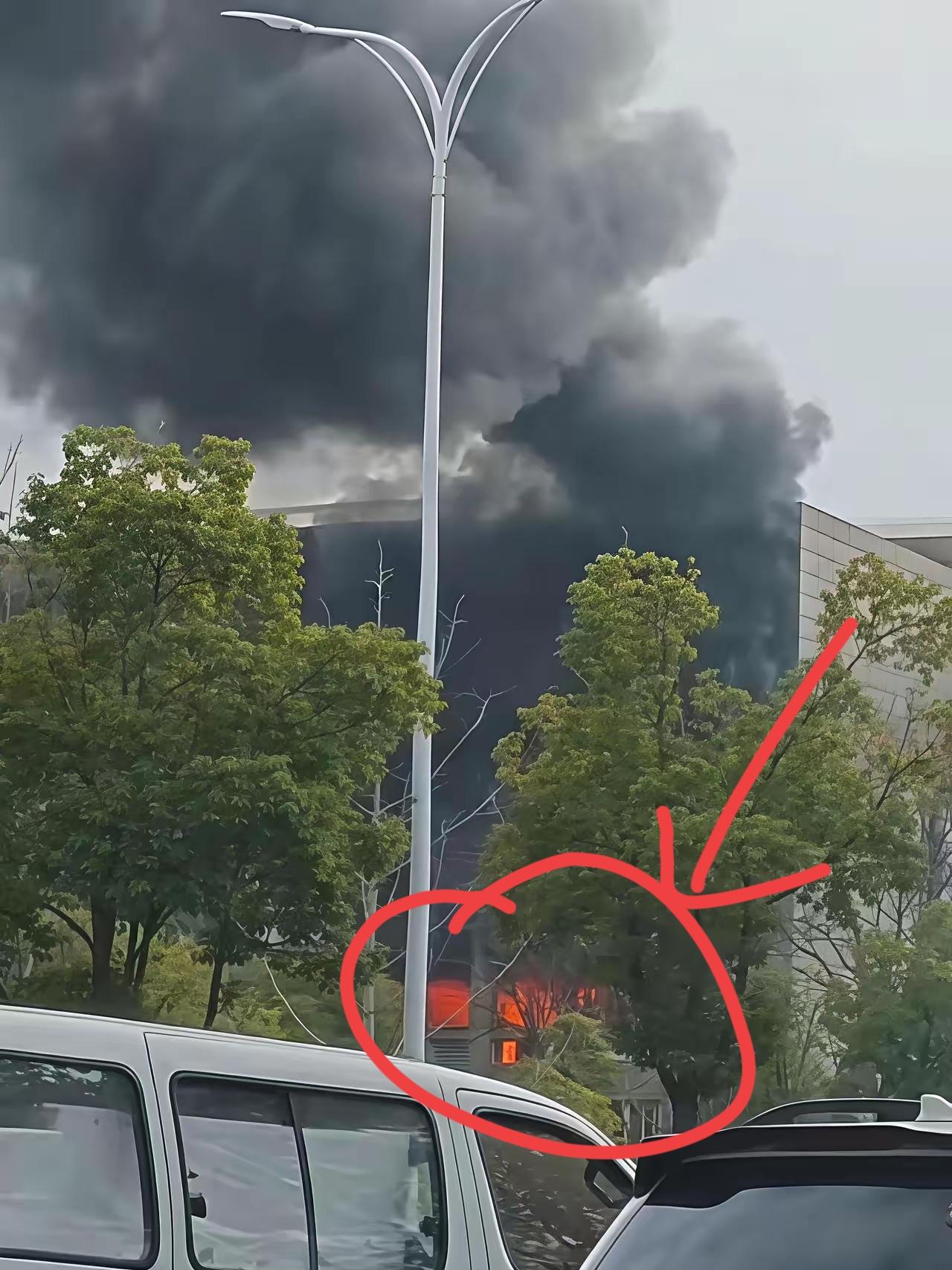 湖北美术馆的火。专门烧账本？这场火来得有点巧。起火的地方。不是存放。