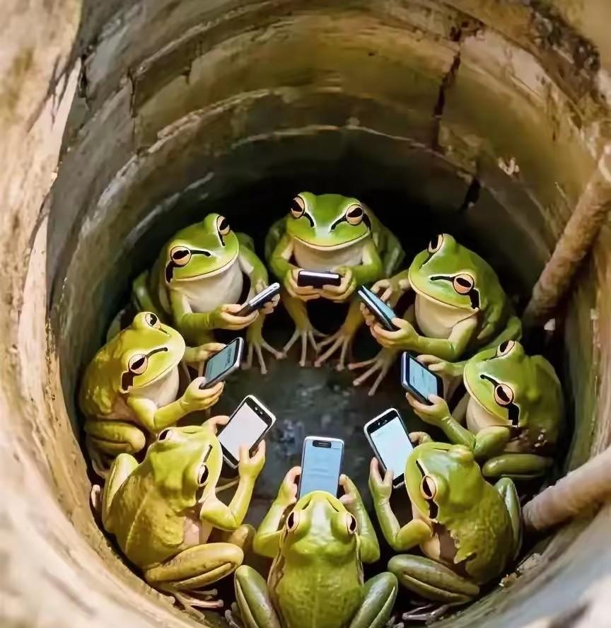 现在的人们都这样的看世界！