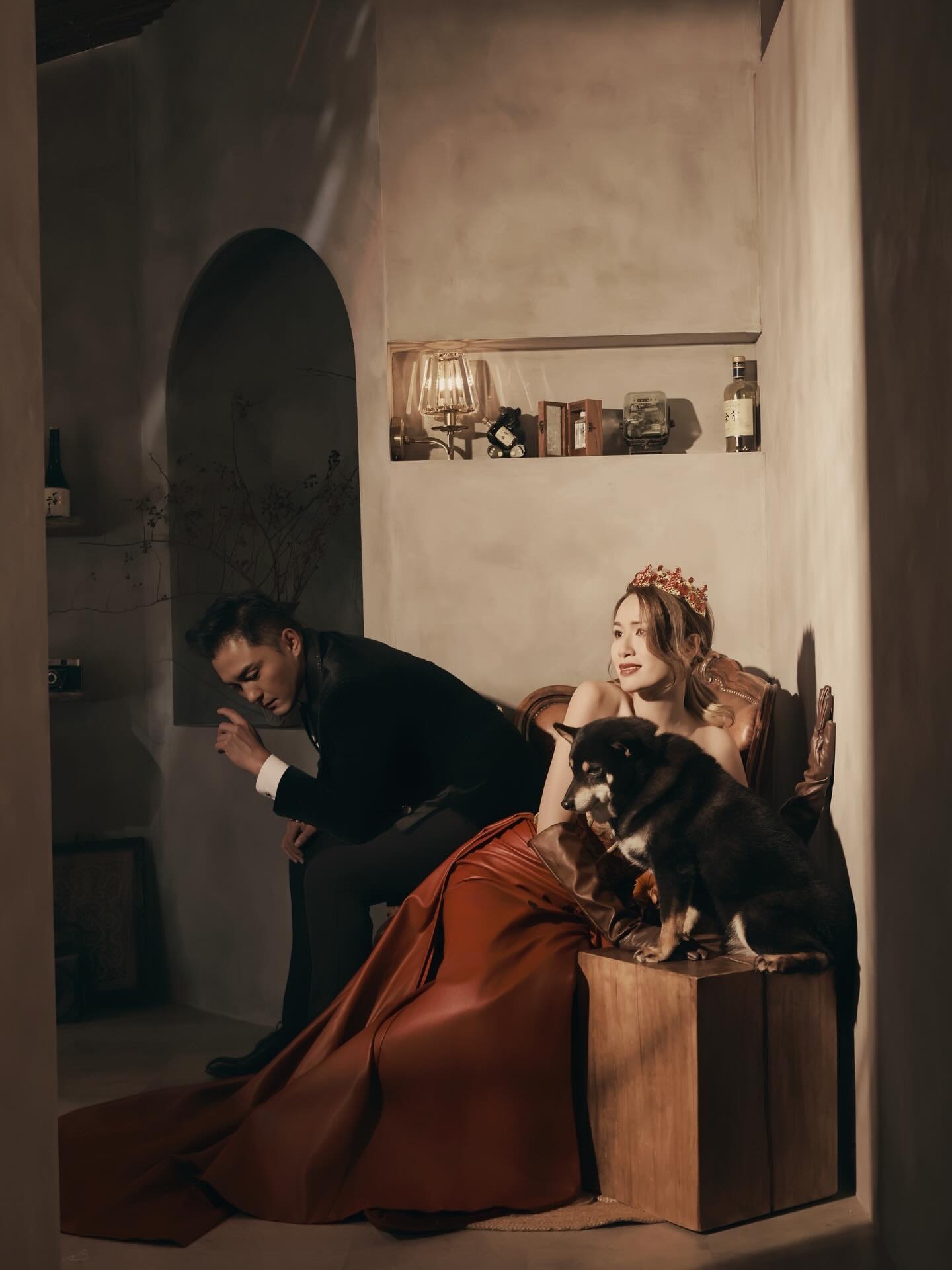 庄思明杨明拍写真纪念恋爱10周年