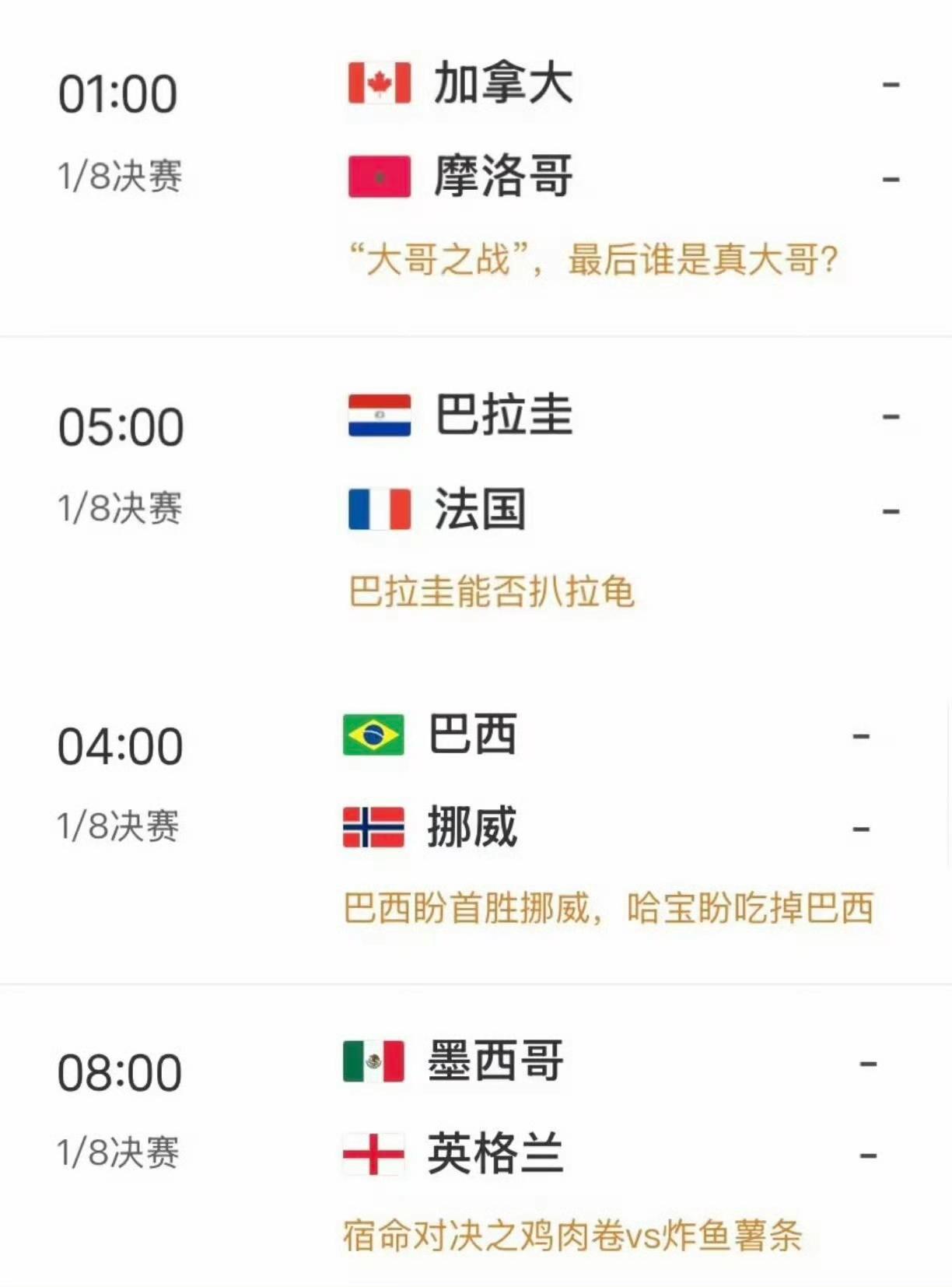 官方已经完全沉浸在自己的艺术标题里了，真的非常有趣。世界杯八强已出炉4席：非洲