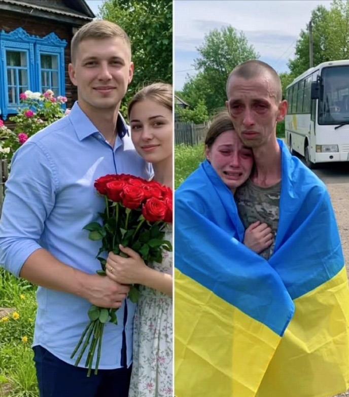 归来不是少年！乌克兰战俘回家了！730天让一个阳光健康的帅小伙变的如此憔悴。