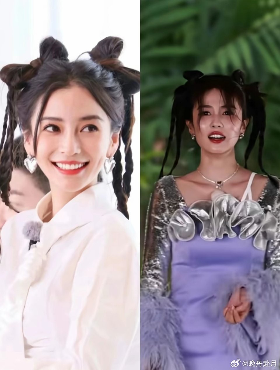 白鹿仿妆baby，这东施效颦……
