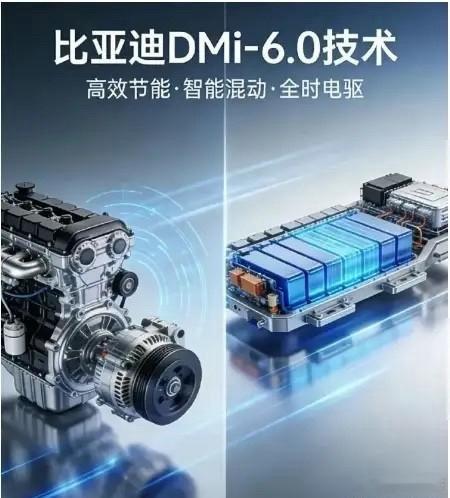 网传比亚迪下一代混动系统DM-i6.0的核心参数曝光，其中最炸眼的一条是，