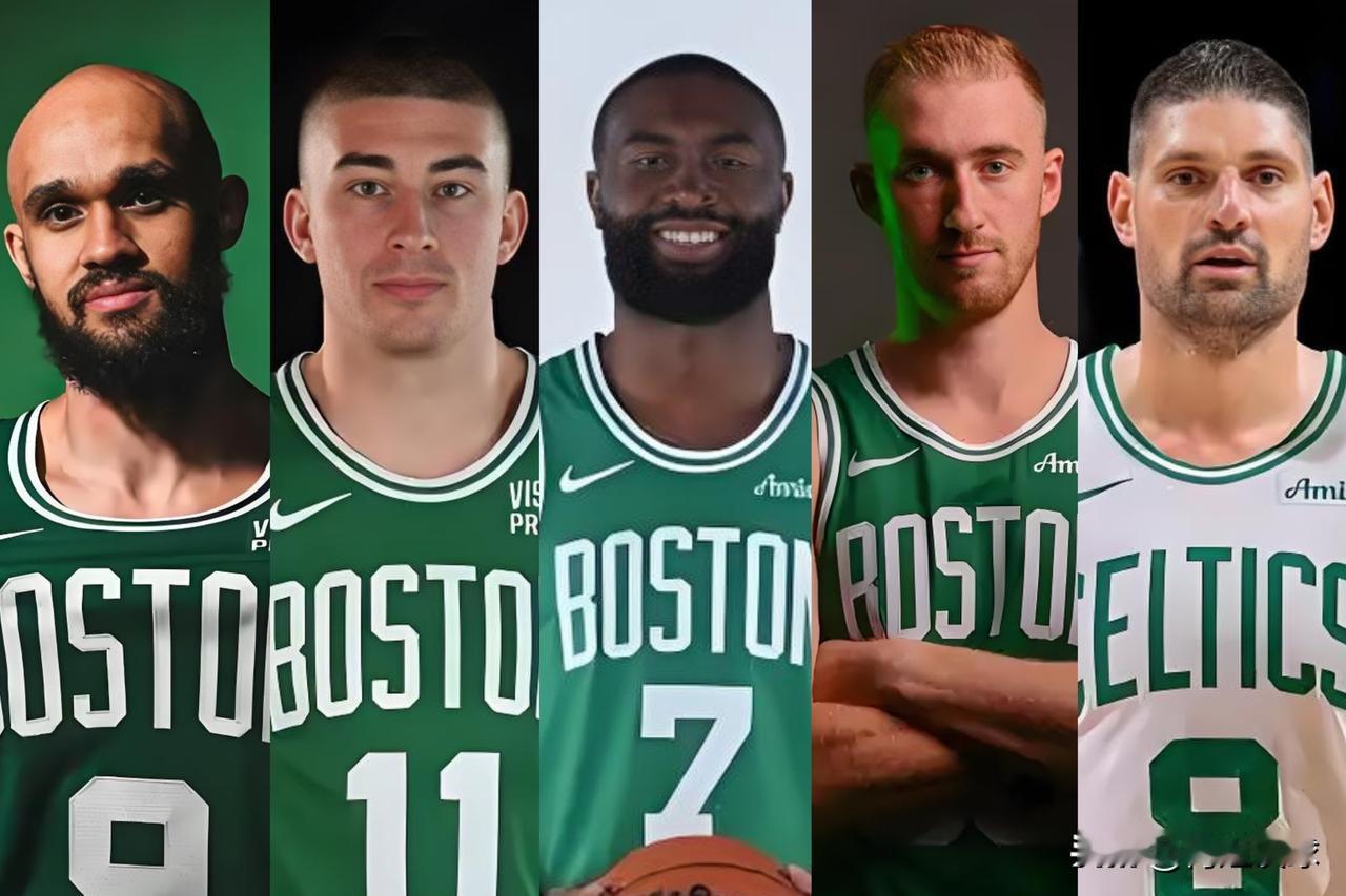 NBA交易日截止后，看看凯尔特人队的新首发阵容：控卫：怀特！31岁，