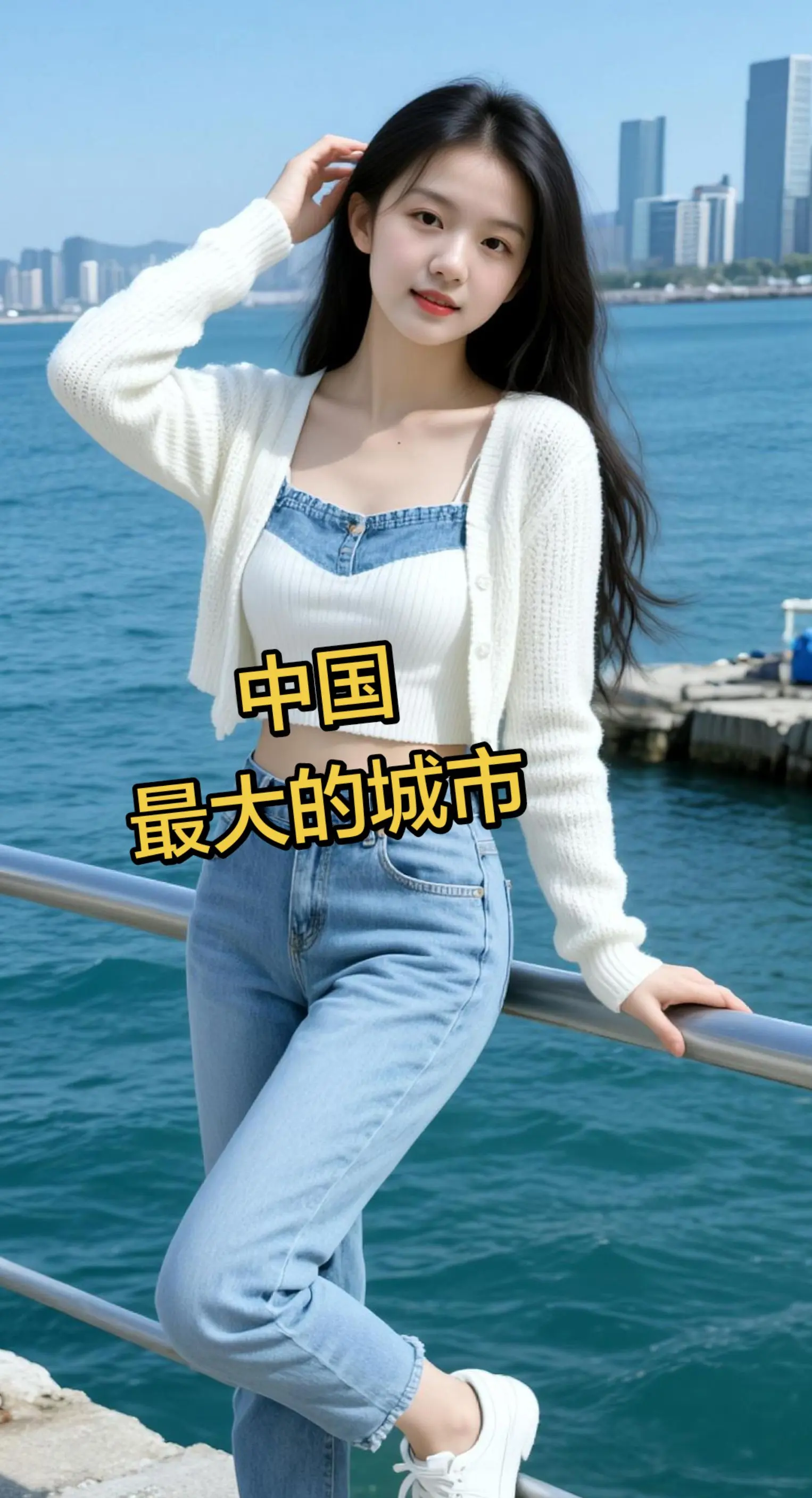 AI海滨清新照 随变ai随便玩