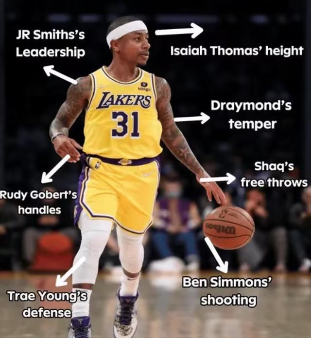 美媒晒图：这将是NBA有史以来最差劲的NBA球员他拥有：1.小托马斯的身高：众