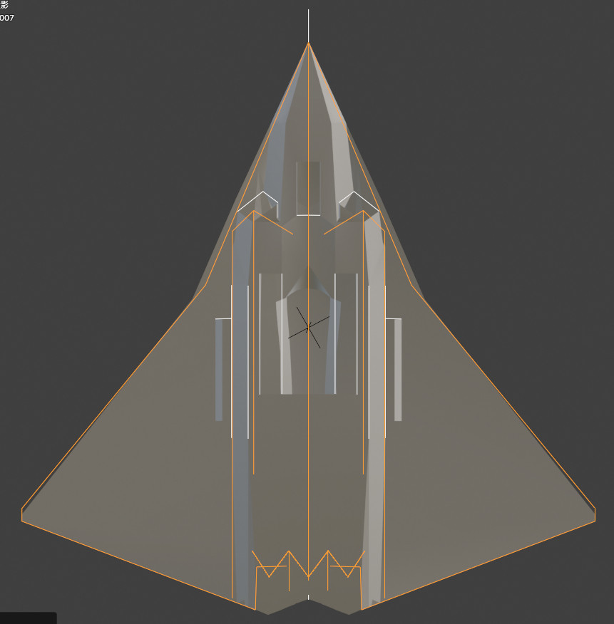 外网军迷做的四号机和一号机线图对比四号机机头后掠角和机翼后掠角确实相比一号机略