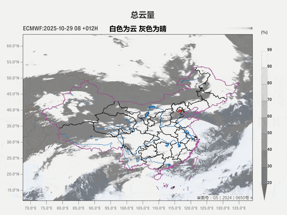 【气温又见夹心分布】未来因为阴雨频繁,光照少,使得贵州湖南江西一带气温可能低于南