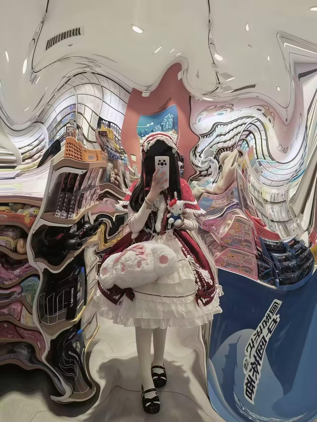 这是一张女生在神威空间的珍贵影像