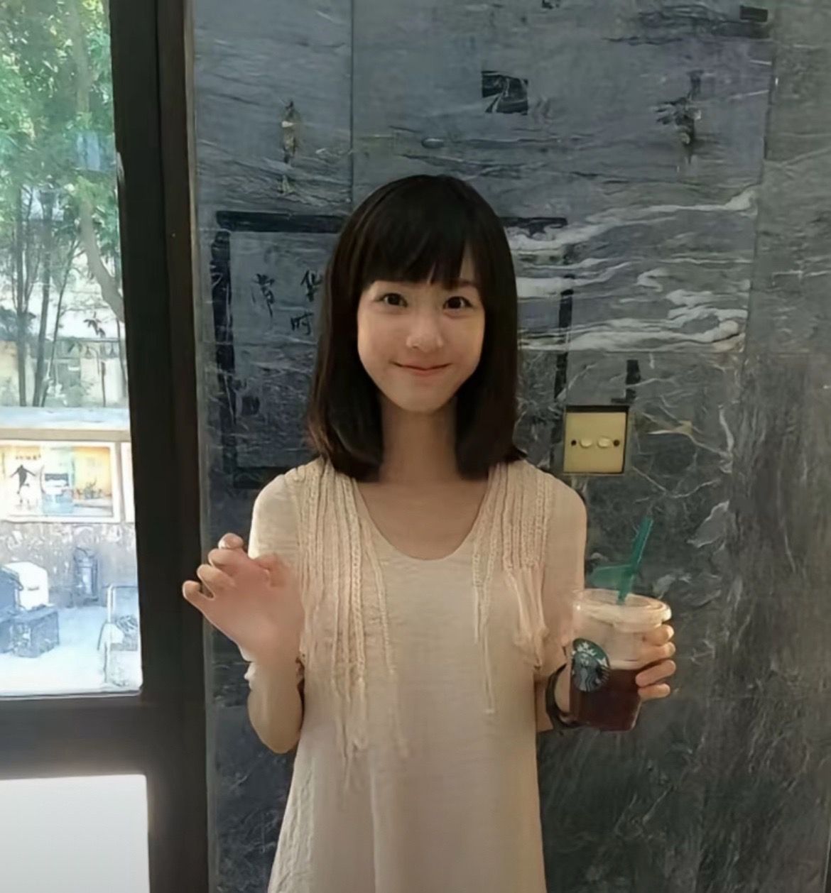 陈都灵学生时代真的好清纯学姐你太美好了