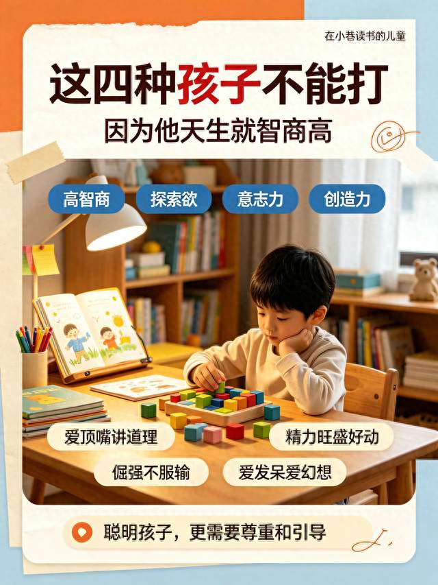 这四种孩子不能打, 因为他天生就智商高