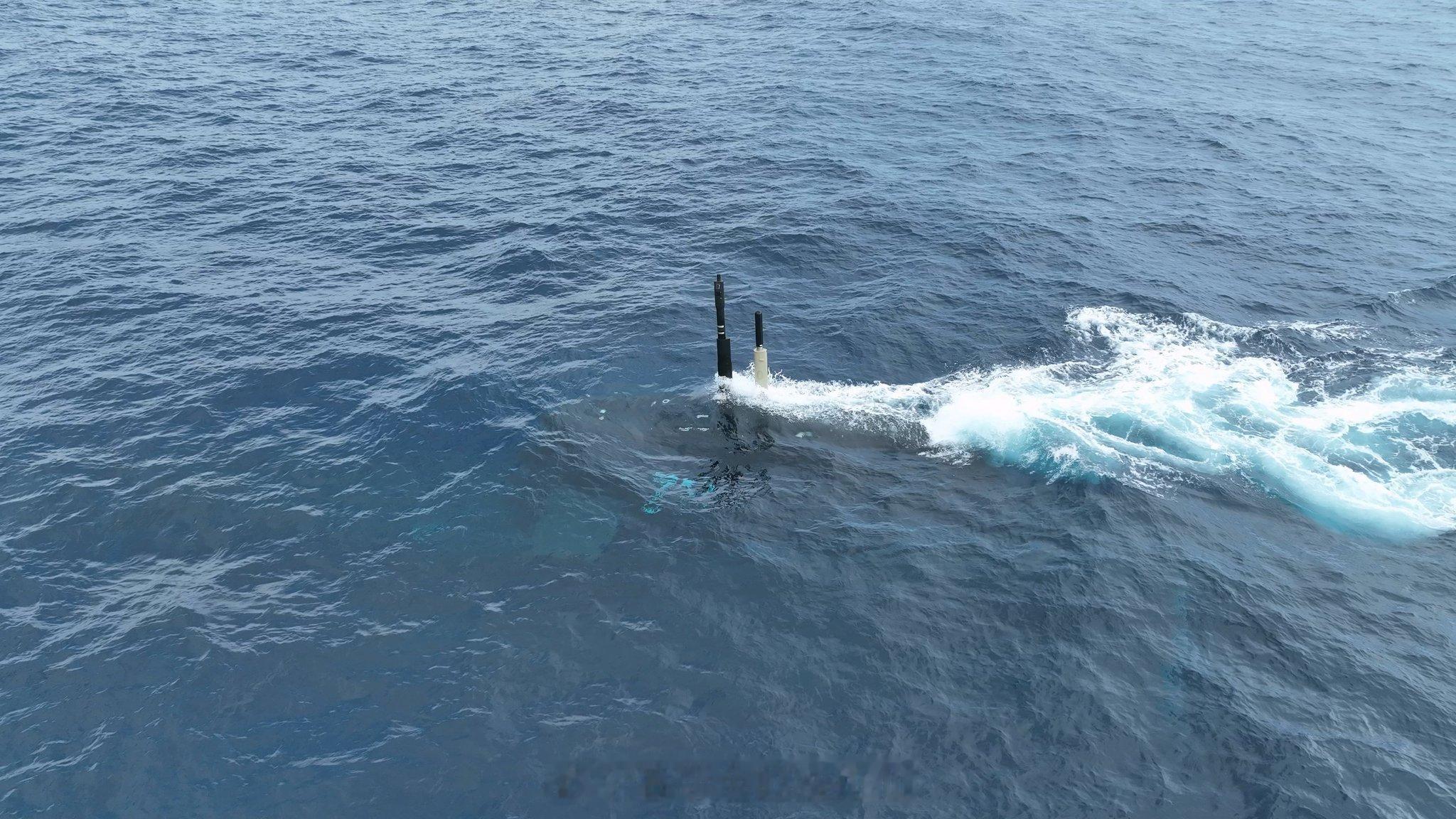 中国新型X尾舵潜艇下潜瞬间烽火问鼎计划每天认识一件兵器中外舰闻昨天首测潜深50米