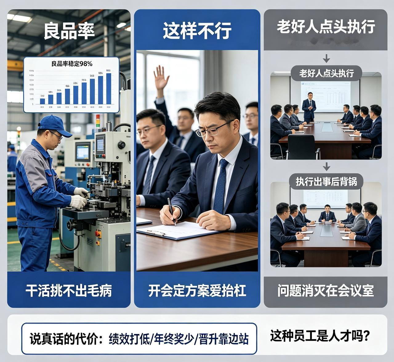 经常顶撞领导的员工，是人才吗？是人才为什么还这样做？车间里的正式工，干活挑不