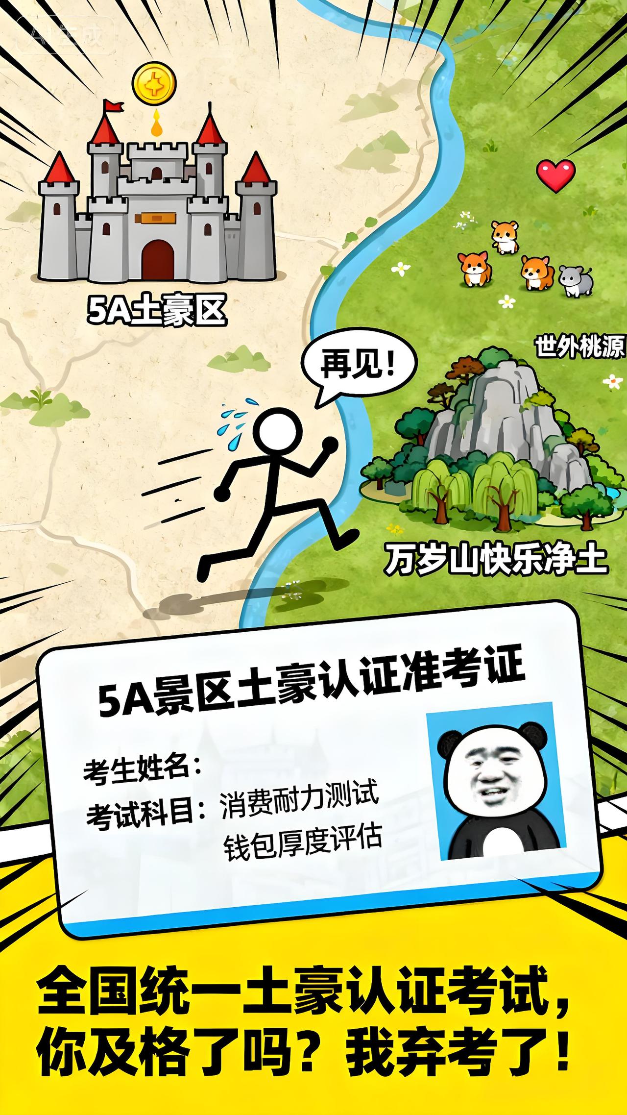 《5A景区的“凡尔赛烦恼”》家人们谁懂啊！以前咱挤破头想进的5A景区，现在年轻人