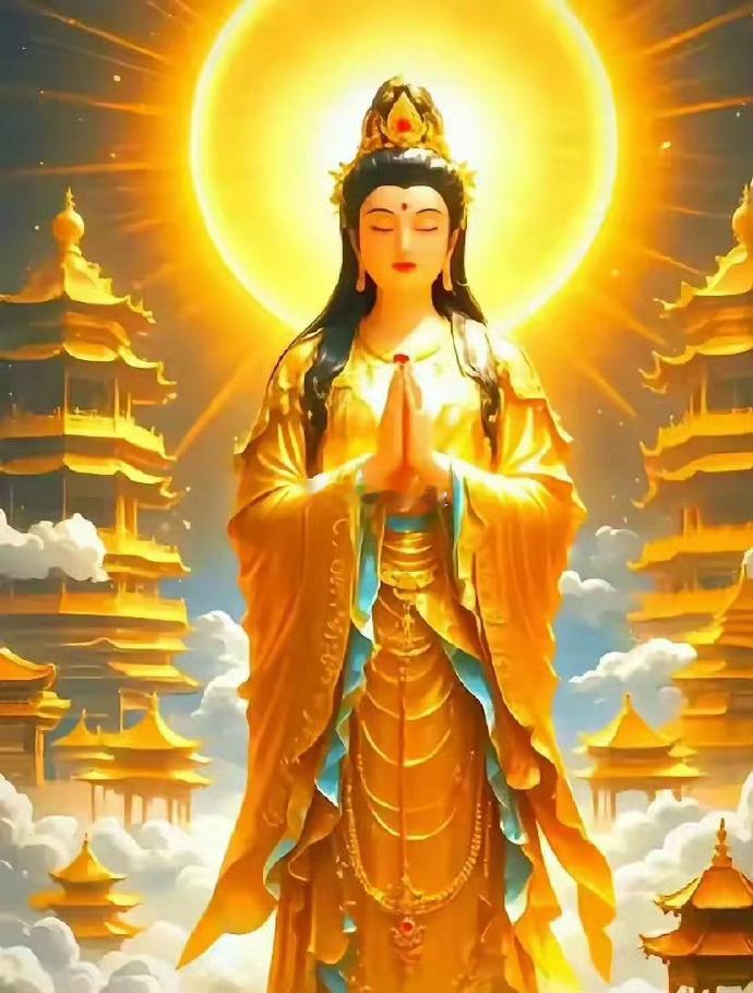 遇见观音，平安如意，万事顺遂🙌有缘相见，皆是福报。愿菩萨护佑，烦恼清零，病痛远