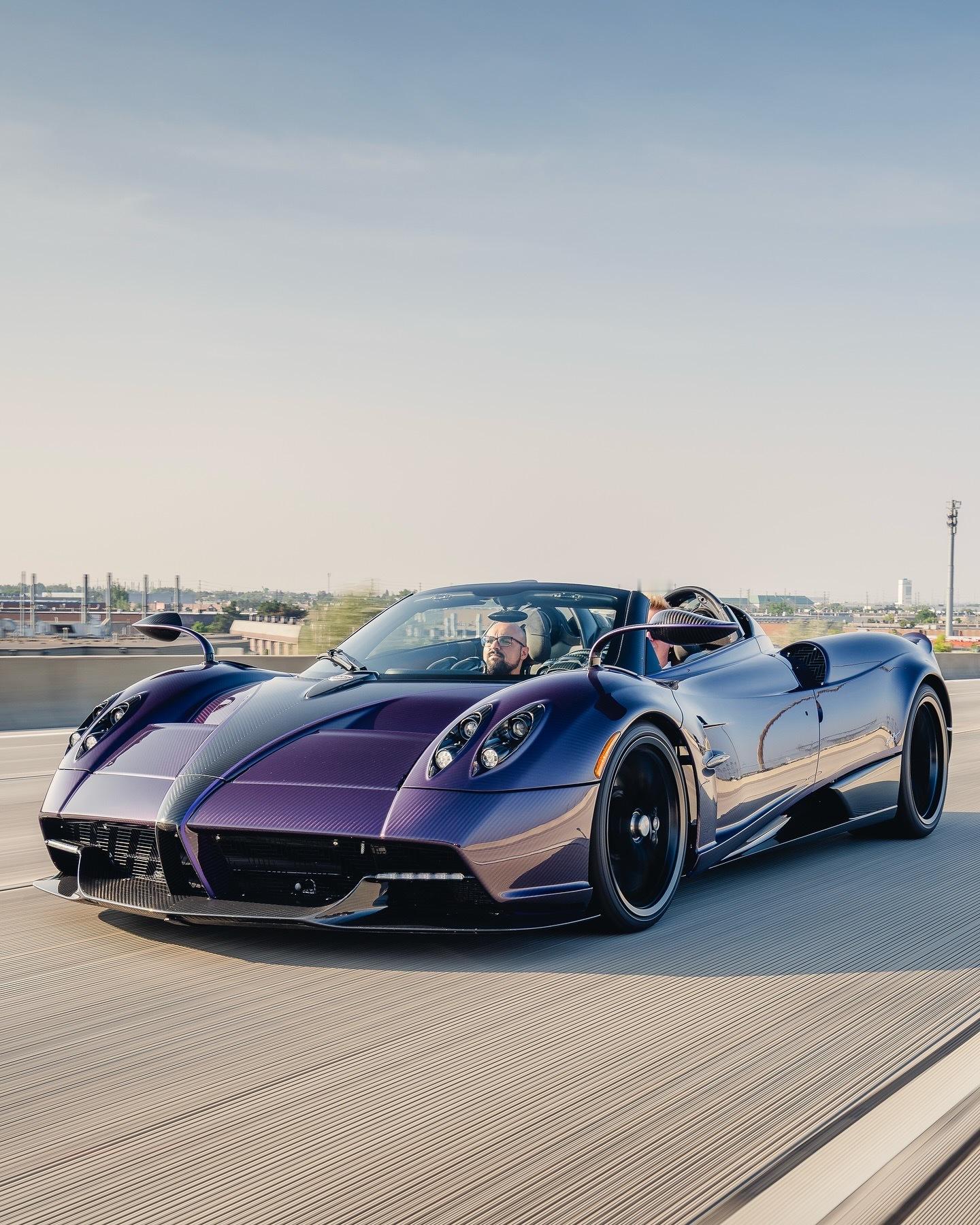 Paganihuayraroadster🪻紫色完美📷paganiofto