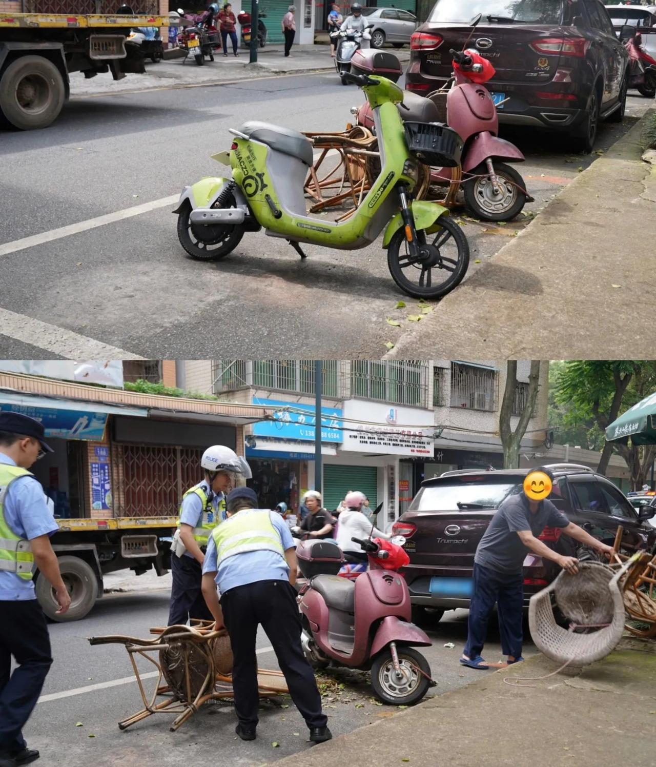 私占车位零容忍！梅州交警出手了各位市民朋友们，不知道大家在出门办事、买菜时，