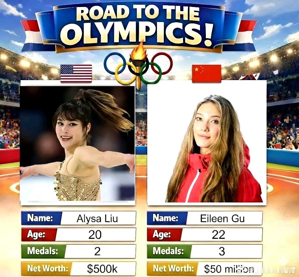 同样都是在美国出生的华人二代，刘美贤跟谷爱凌的差距不止一点点。谷爱凌在她的几个