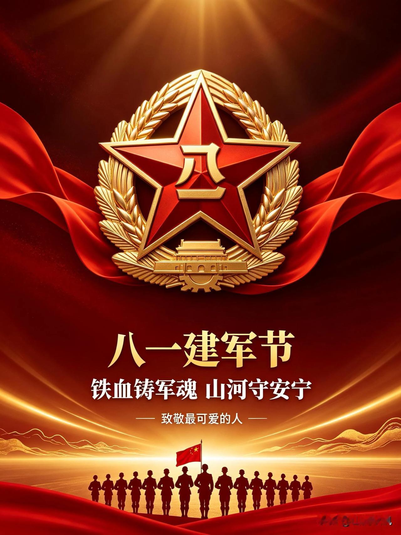 山河无恙，幸得有你——致敬最可爱的中国军人八月，军旗猎猎，战歌嘹亮。当这个庄