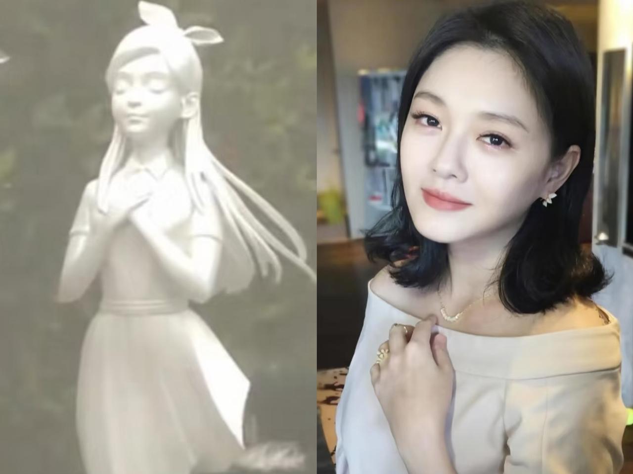 不出意外，意外还是发生了，具俊晔给徐熙媛设计的雕像，揭开幕布那一刻，很多