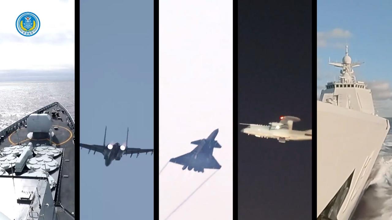 “歼-20首次亮剑台海军演！”2025年12月29日，中国解放军“正义使命-20
