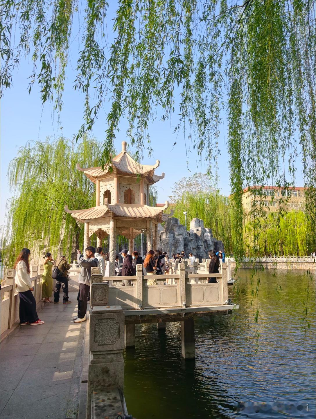 石家庄藏着塞外小江南！桥西区裕园公园，免费打卡江南诗意🌿不用远赴苏杭，在