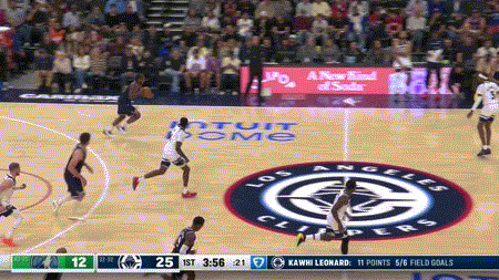 今天必须吹爆伦纳德！——全场上场32分钟，投篮20中15（三分9中6），罚球10