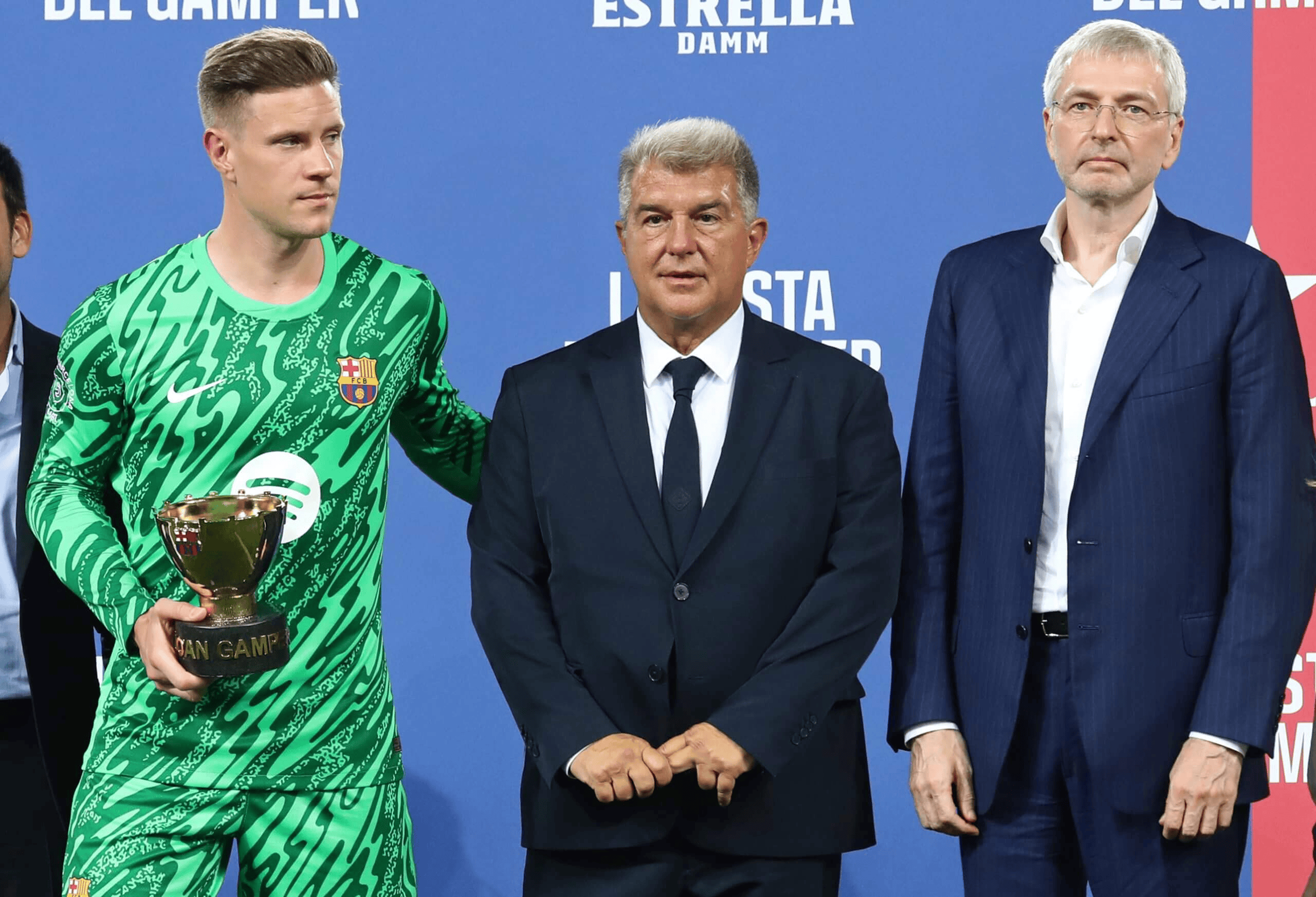 TA: 巴萨仍在尝试运作特尔施特根离队, 但他自信且不愿离开