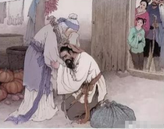 洪武二十九年除夕，小吏正在衙门值守，忽然看见一个孤寡老头，小吏可怜他，请他喝了一