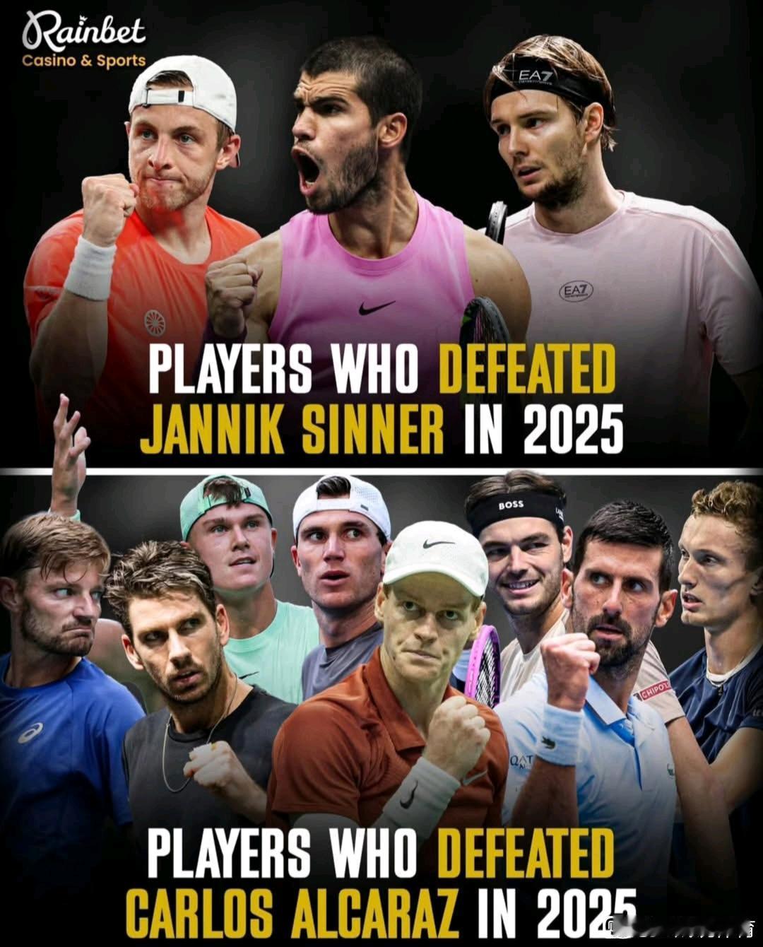 2025赢辛俱乐部VS赢卡俱乐部，阿尔卡拉斯，德约科维奇。有点那啥