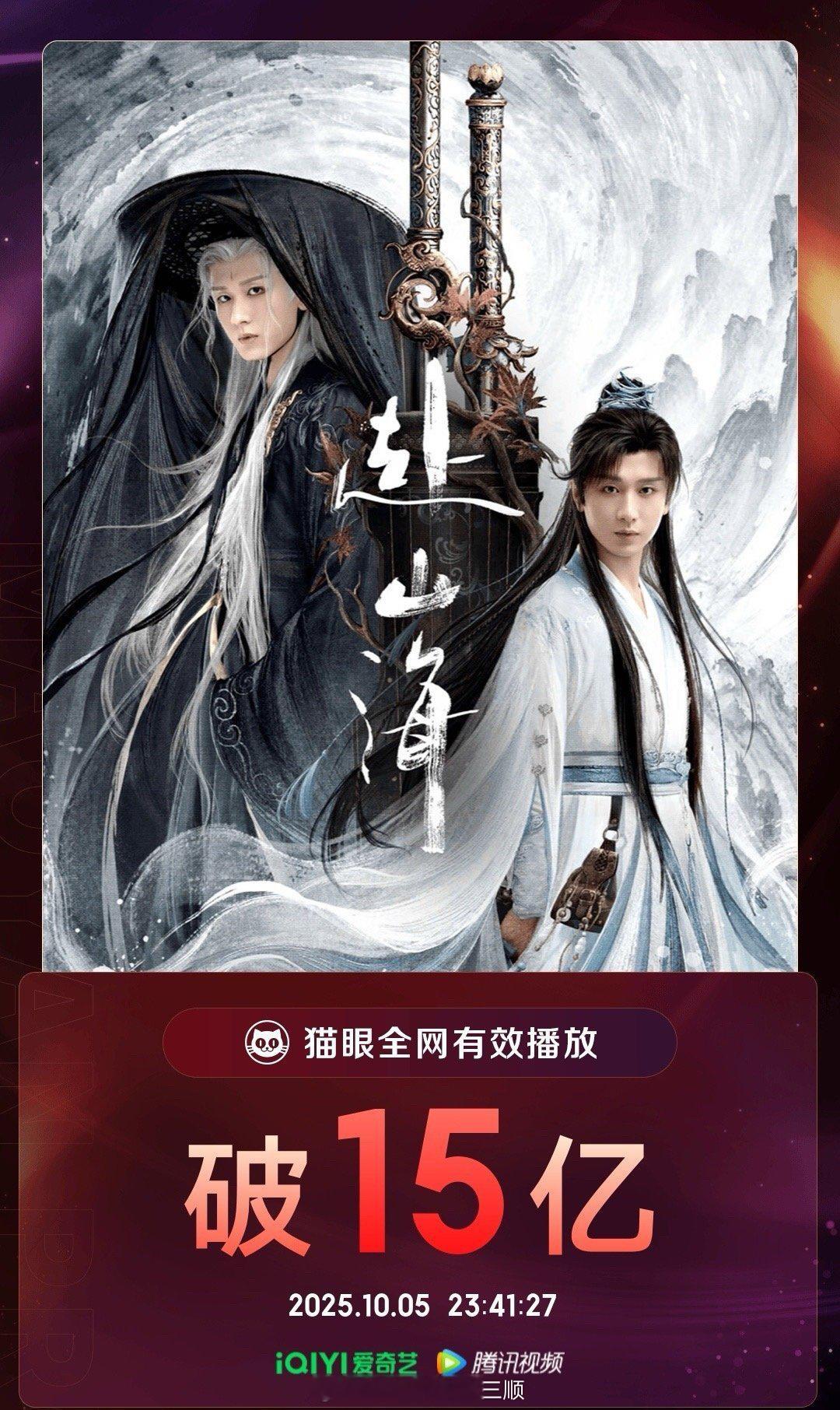 成毅《赴山海》全网有效播放量破15亿​​​