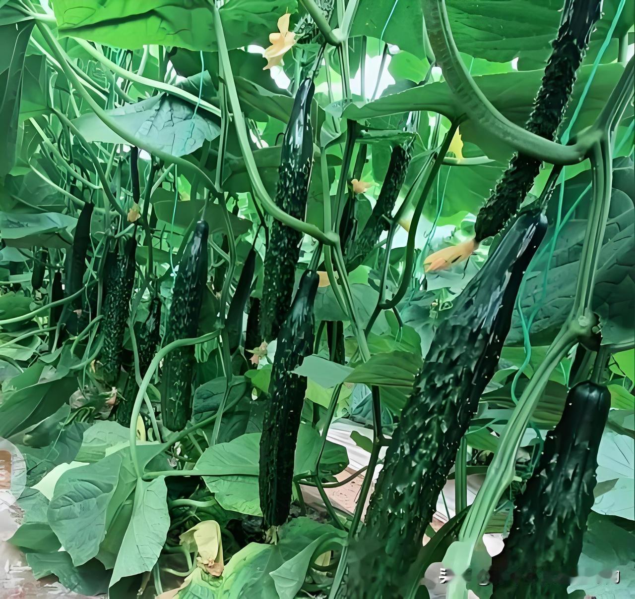 黄瓜高产顺口溜黄瓜想要结得多，选对肥料不出错花期别把氮肥用，氮肥一多秧疯