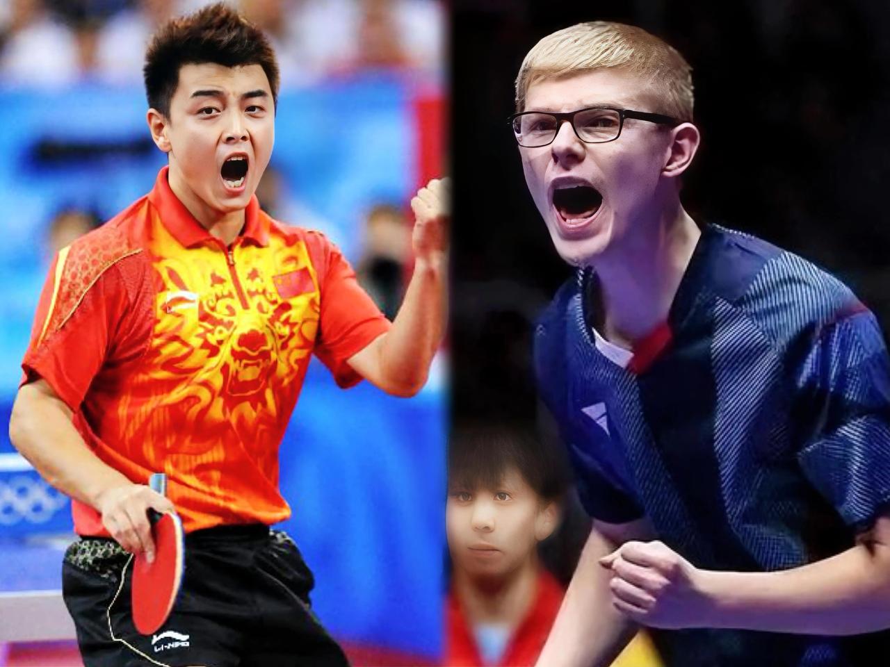 王皓与当今世界直板第一人小勒布伦实力全方位对比：1、技术全面性：王皓占优2