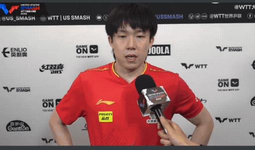王楚钦4-2达科后接受采访，楚钦你真的太实在啦，把自己内心的想法都秃噜出来了，哈