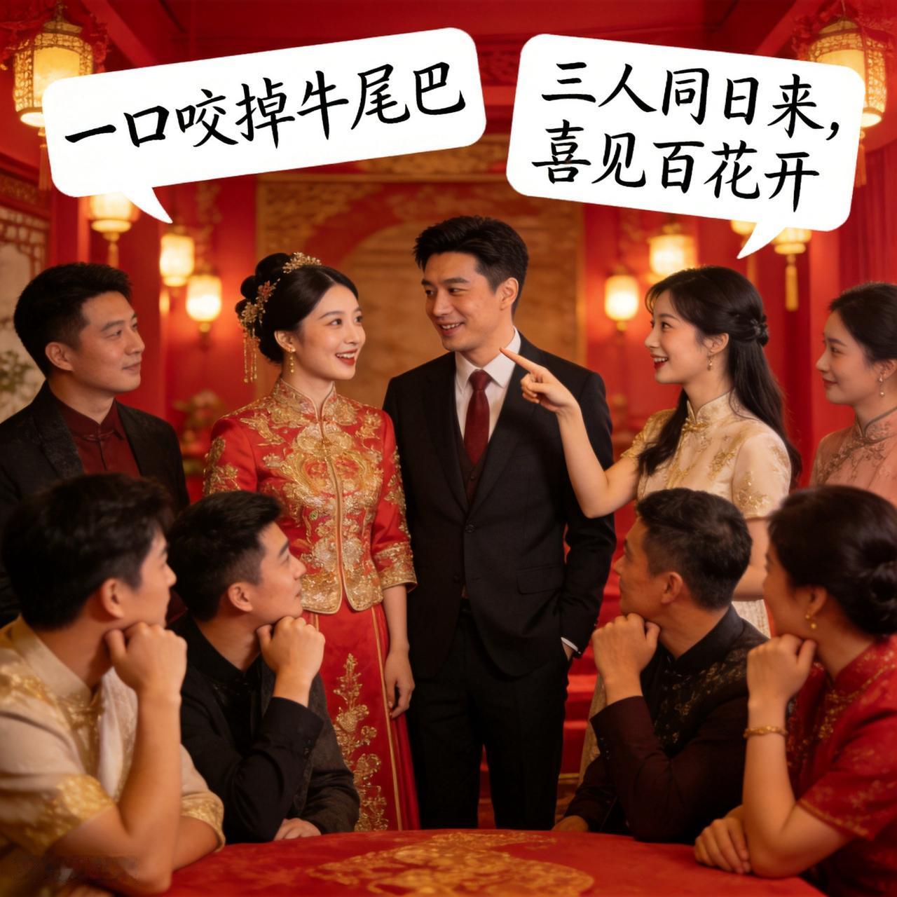 新婚回门笑翻全场！小姨子连环调侃姐夫，两个字谜难住众人，谜底太甜了结婚回门