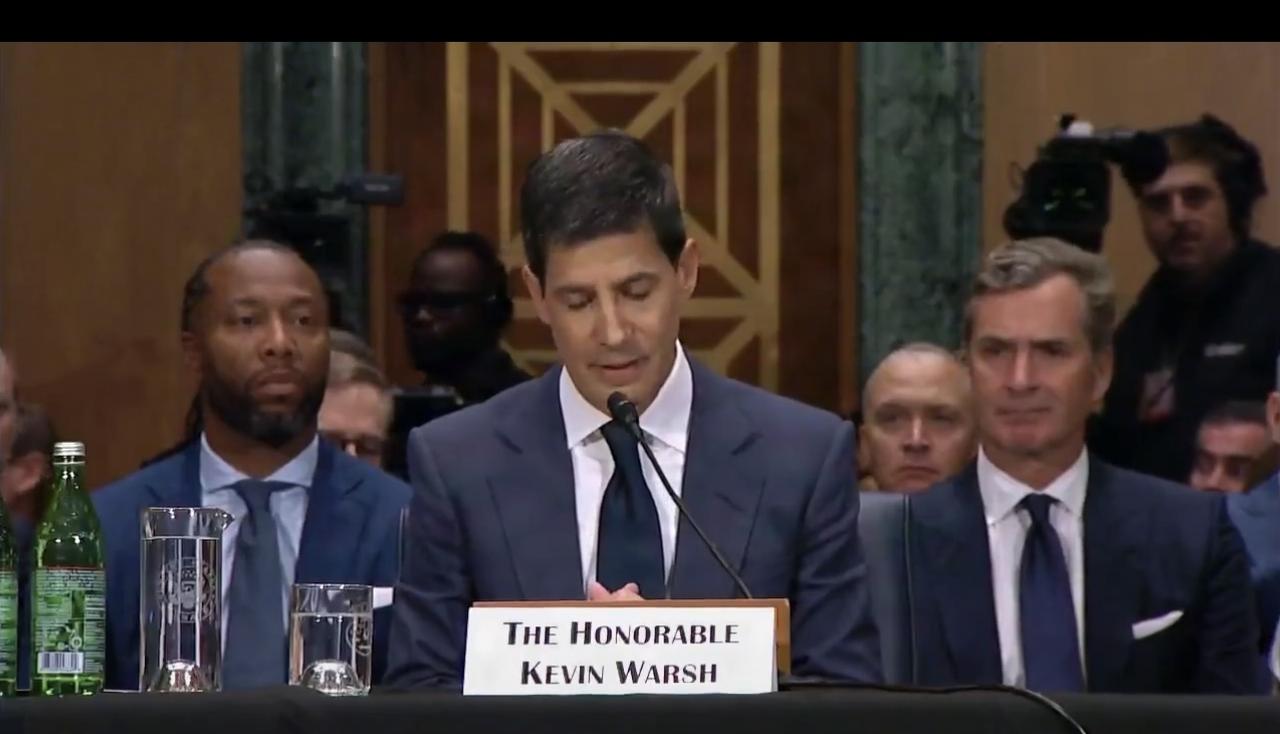 美联储主席提名人凯文·沃什在参议院接受质询时说：“我相信，一个以改革为导向的美联