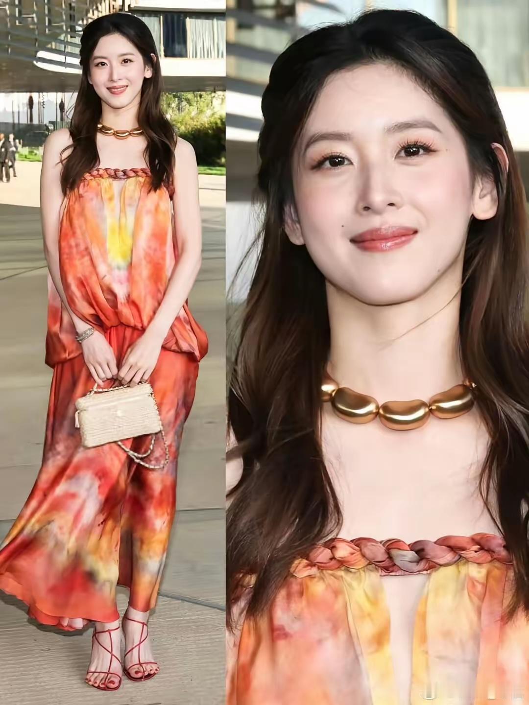 32岁的章泽天突然上热搜，不是因为离婚，而是在洛杉矶LACMA活动现场被外媒拍到