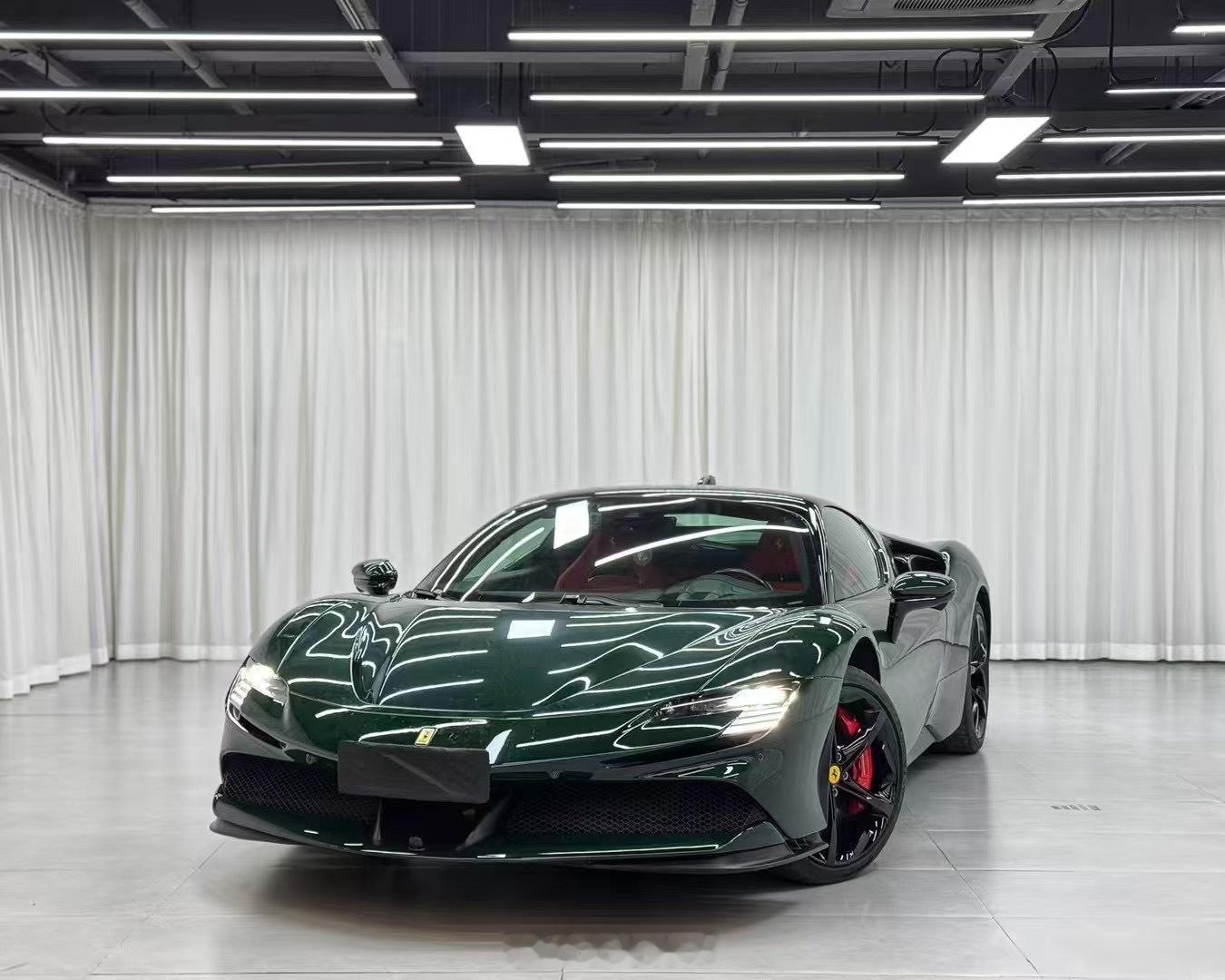 最新购入：24年3月法拉利SF90Stradale7100公里内外满碳