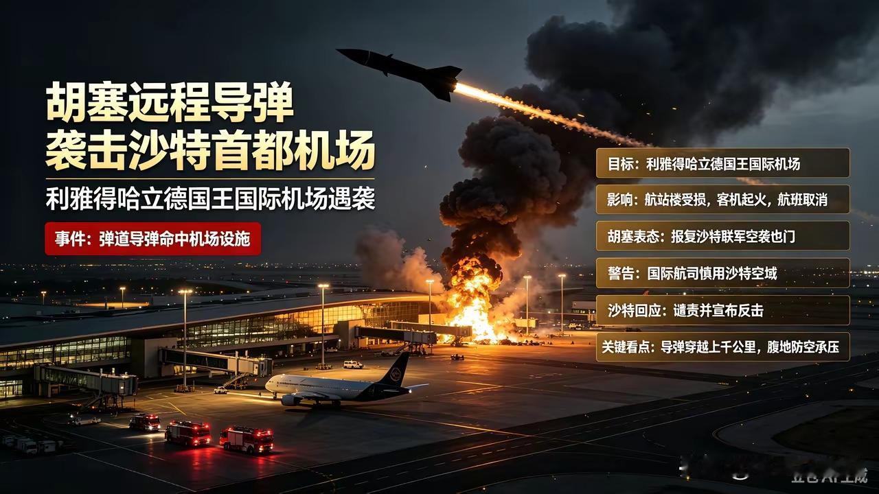 胡塞武装这事闹大了，炸了沙特机场又死伤那么多人，肯定会引发一些摇摆不定国家重新审