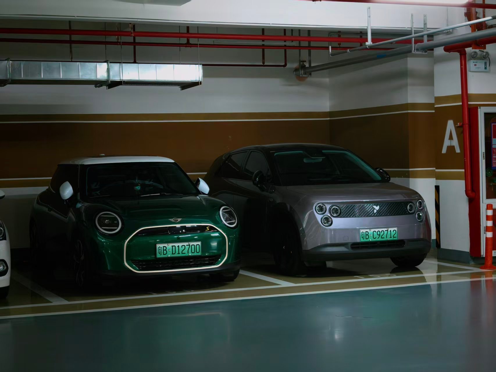 借大师呆总图片，大家觉得电mini好看还是萤火虫？极限二选一，选择哪个？mini