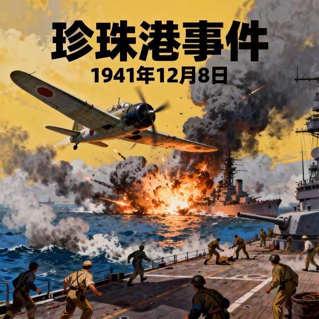 二战的转折点！历史的今天1941年12月8日，美国总统罗斯福正式宣布对日宣战。1