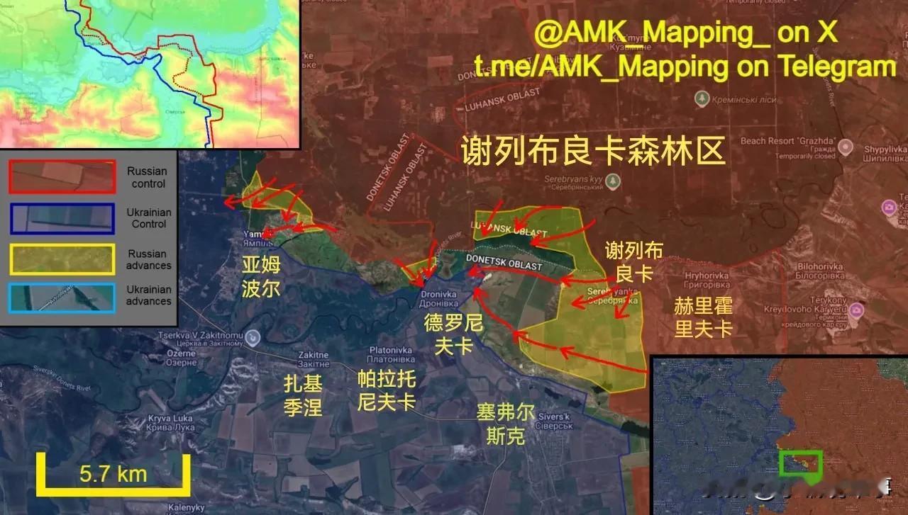 9月30日澳大利亚信源“AMK_Mapping”继续更新俄乌战报：图一、图二