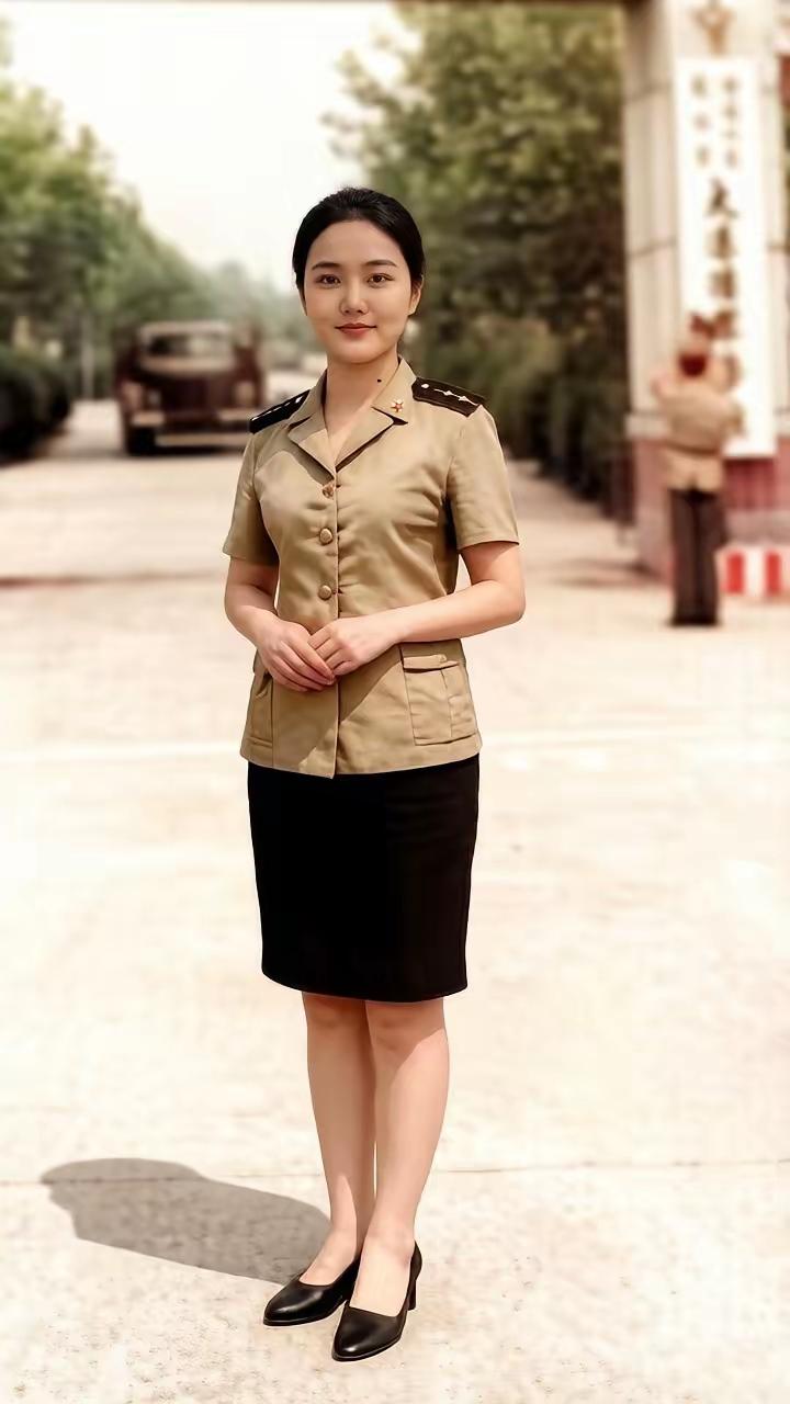 报考军校就是不一样，她毕业之后就是中尉。一身戎装当女兵，充满无限荣光…军校大学