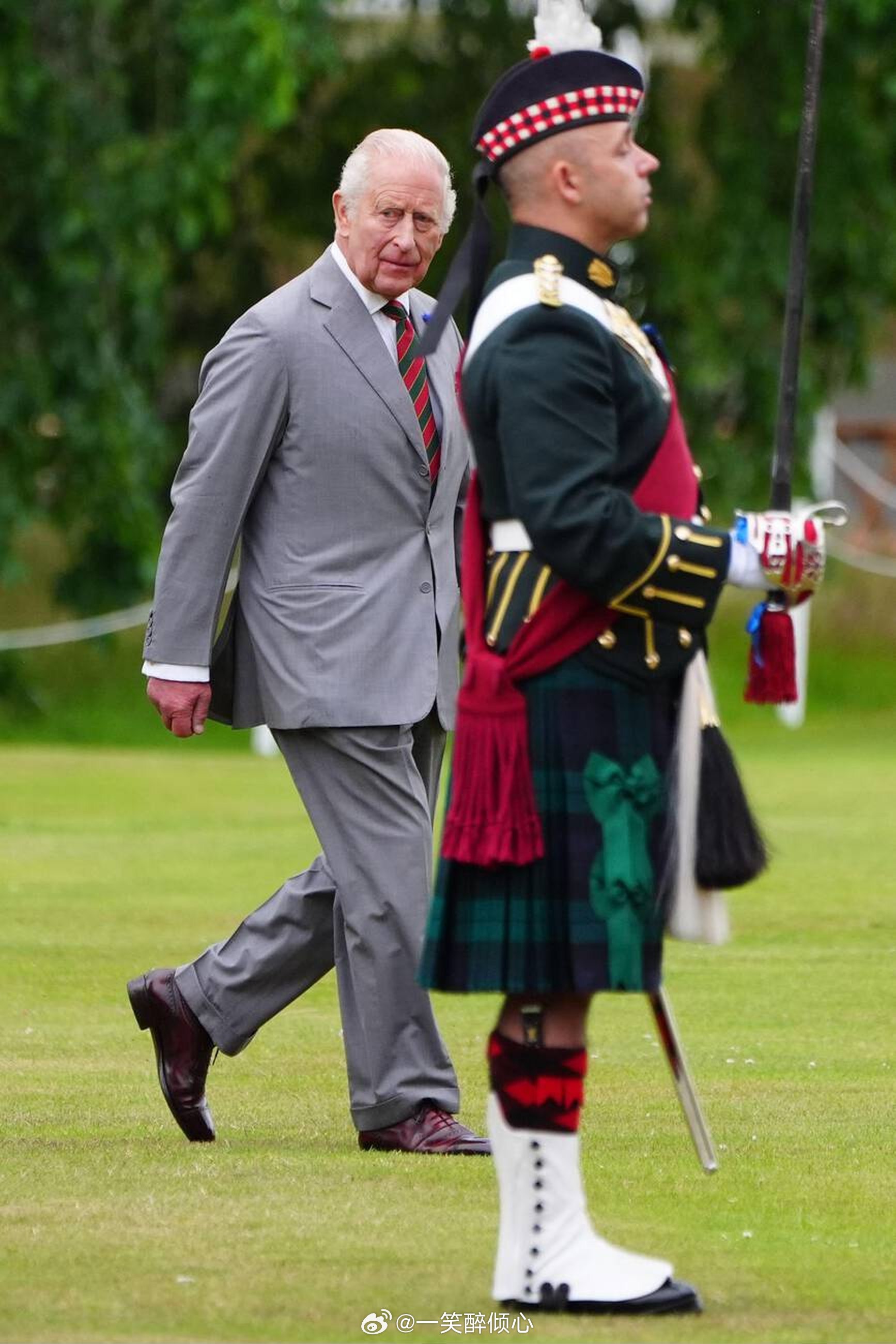 英国王室今天查尔斯三世在苏格兰爱丁堡的荷里路德宫参加一年一度钥匙仪式，标志着