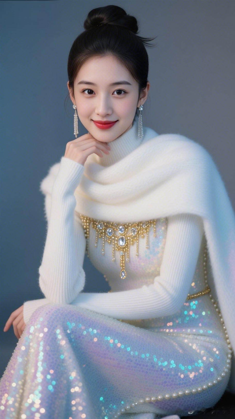 优雅气质，闪闪发光的梦幻晚礼服，尽显迷人魅力！🌟✨什么样的穿搭可以成为气质女神