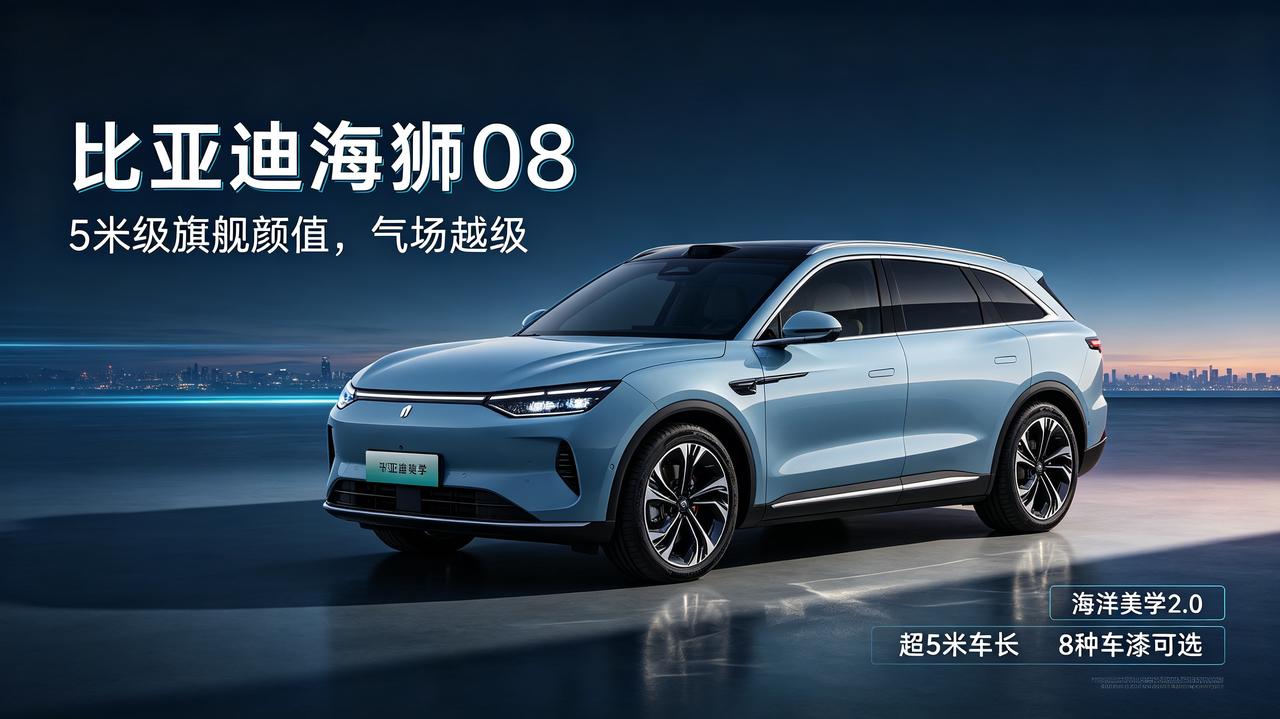 真国货黑科技！海狮08空悬+后轮转向，5米大车开出轿车灵活感很多人选中大型S