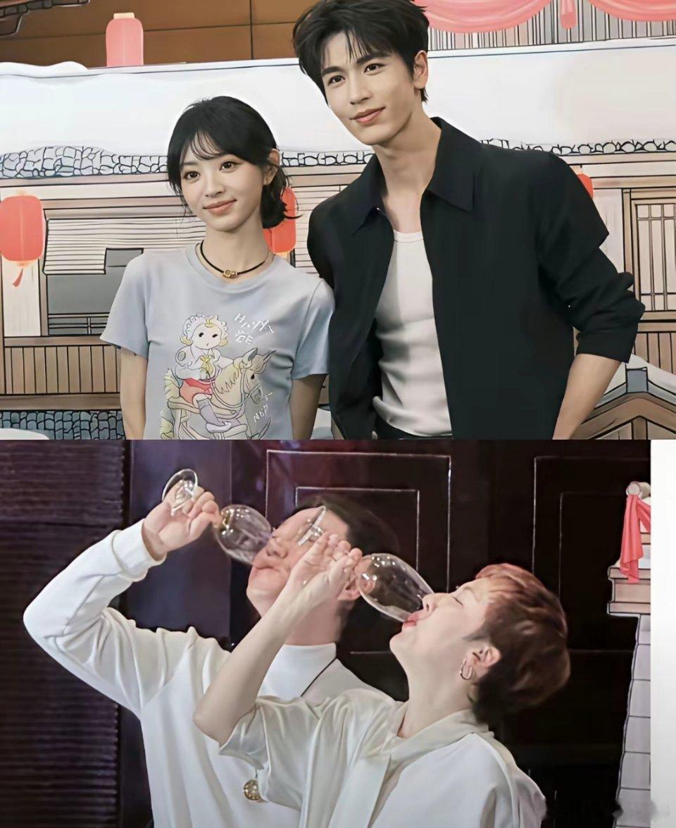 我单方面宣布，今天娱乐圈，最大的笑话就是，《逐玉》庆功宴，男女主的经纪人一起敬酒