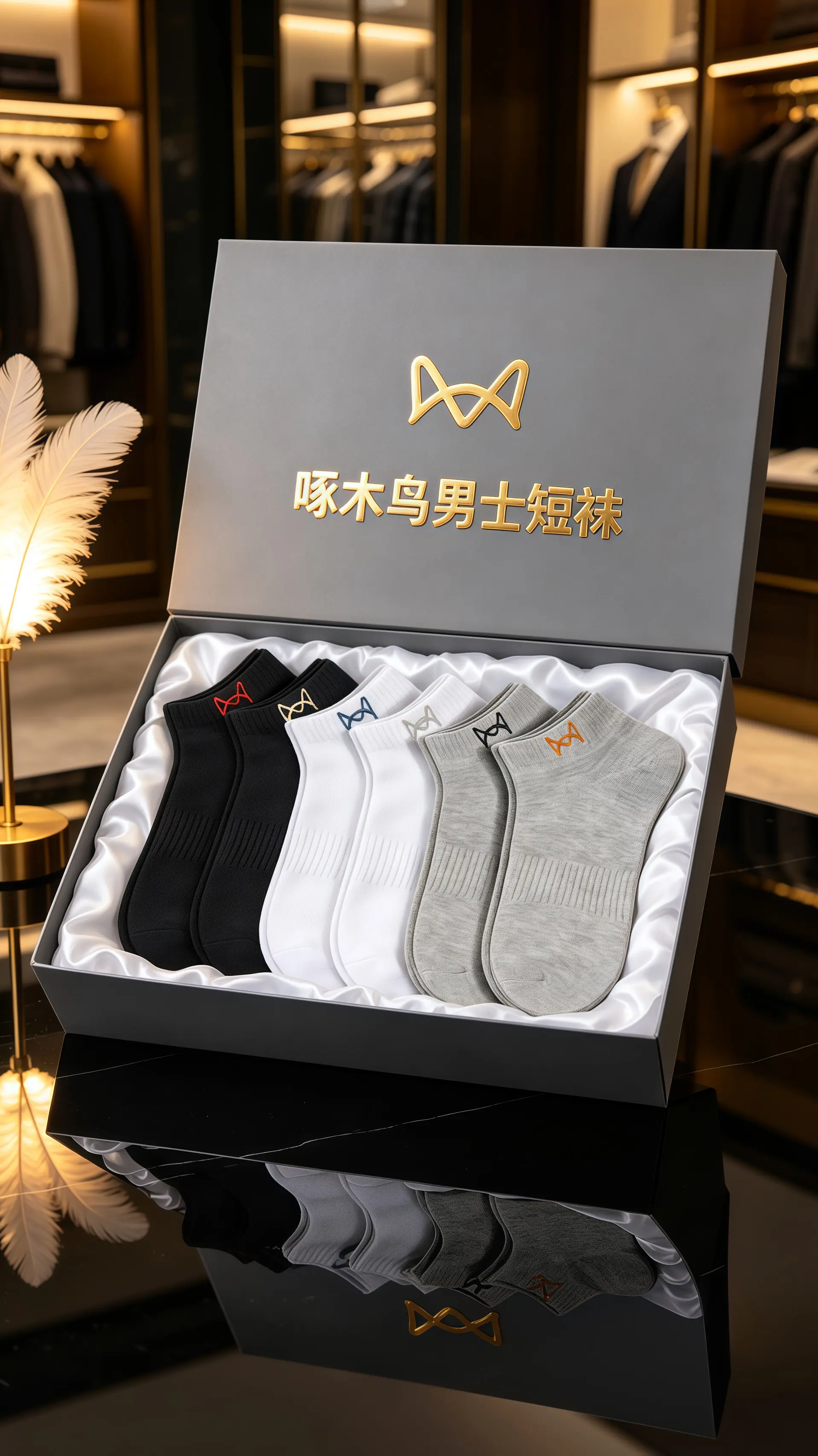 男士袜子 舒适养脚 短袜哎呦喂你袜子真好看男士穿搭